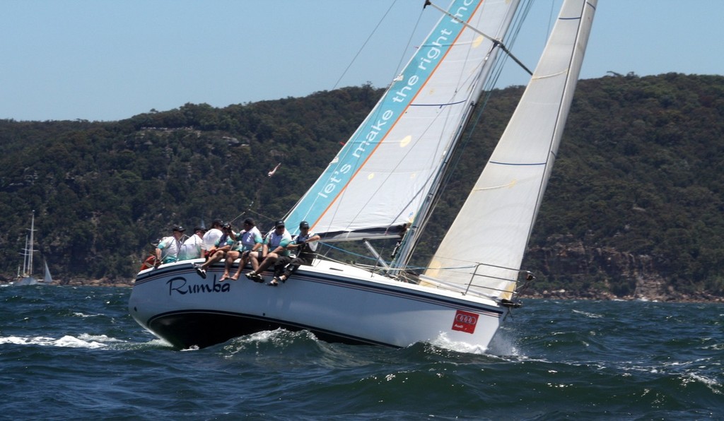 Mortgage Choice Rumba, a Northshore 370 and 2010 Pittwater to Coffs PHS winner © Damian Devine